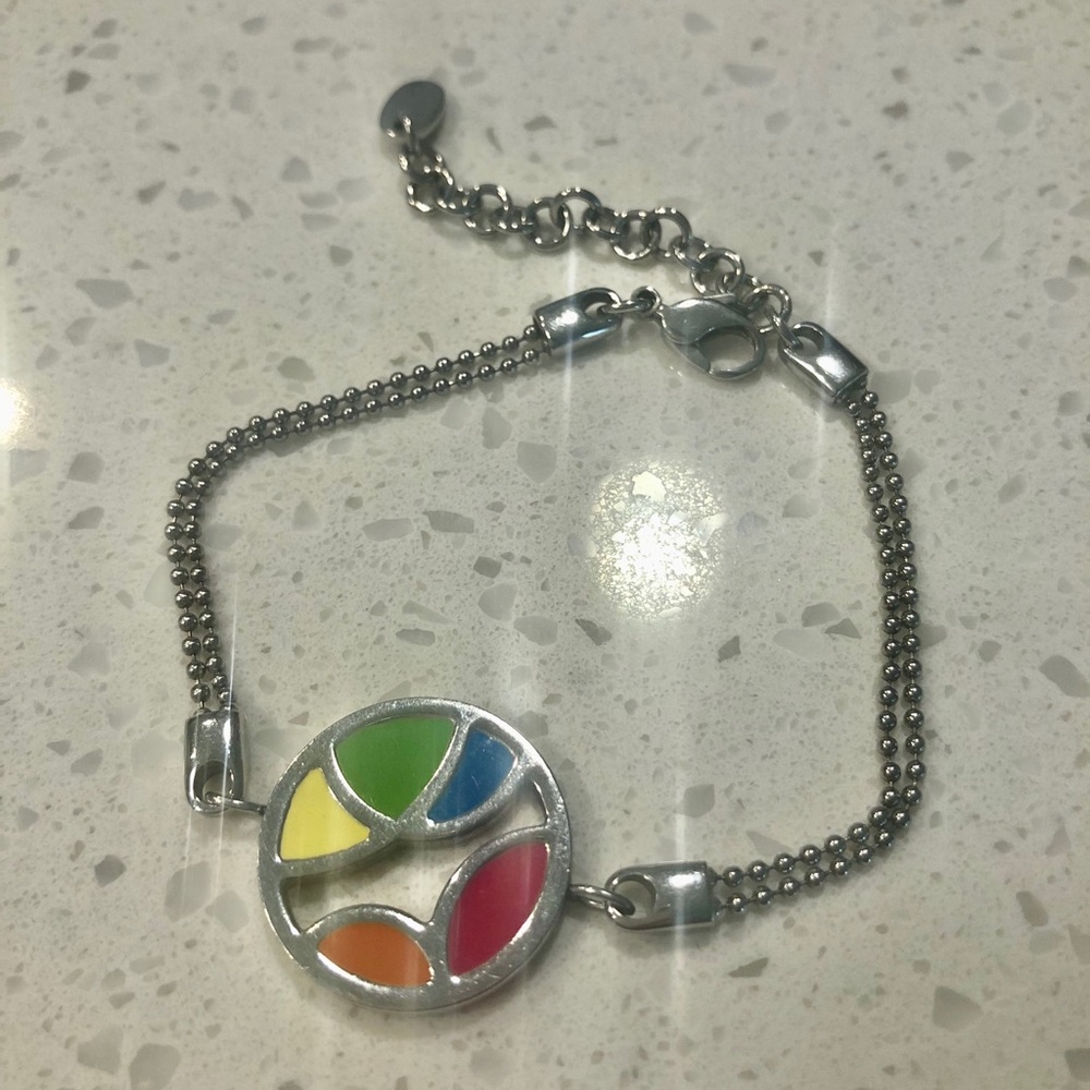 Authentic Swatch Multicolor Bracelet